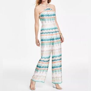 Women's Tie-Dyed Halter Jumpsuit